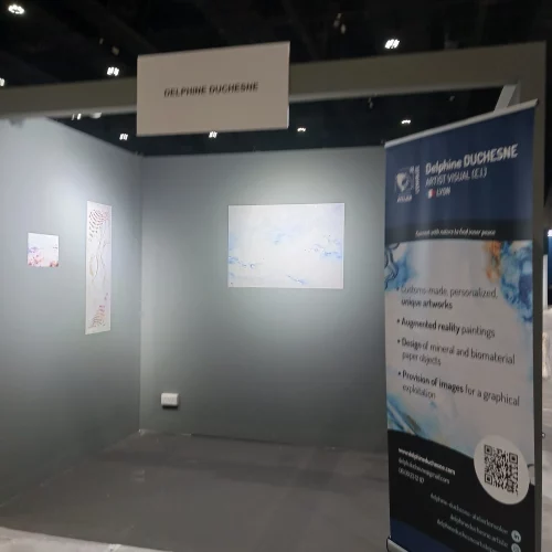 Stand delphine duchesne - Salon Maïssane design kakemono