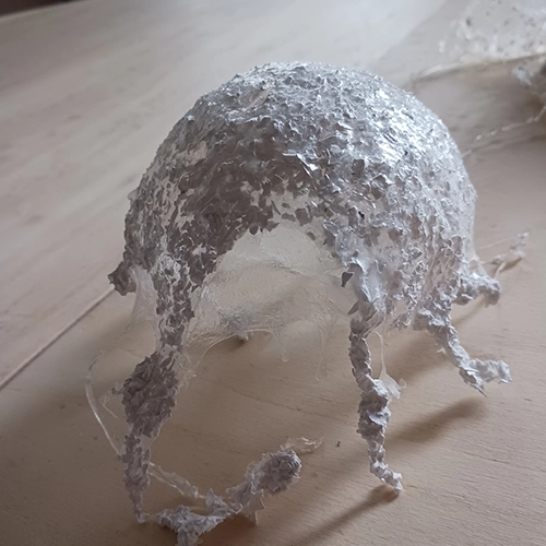 Biomatériaux incrustation de papier minéral broyé