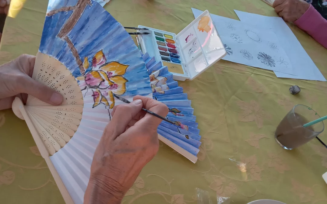 ATELIERS AQUARELLES SUR EVENTAIL
